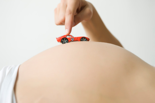 como conducir embarazada